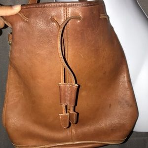Coach tan leather crossbody